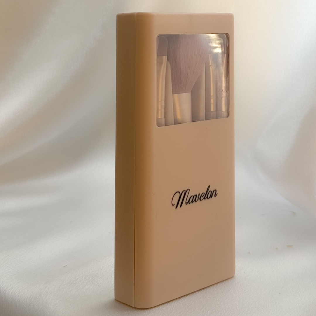 Bespoke makeup brush set with mirror by Mavelon Studio UK